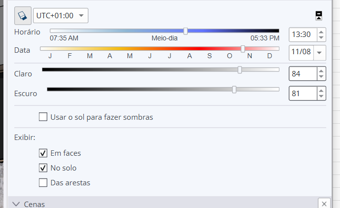 Iluminação SketchUp 2