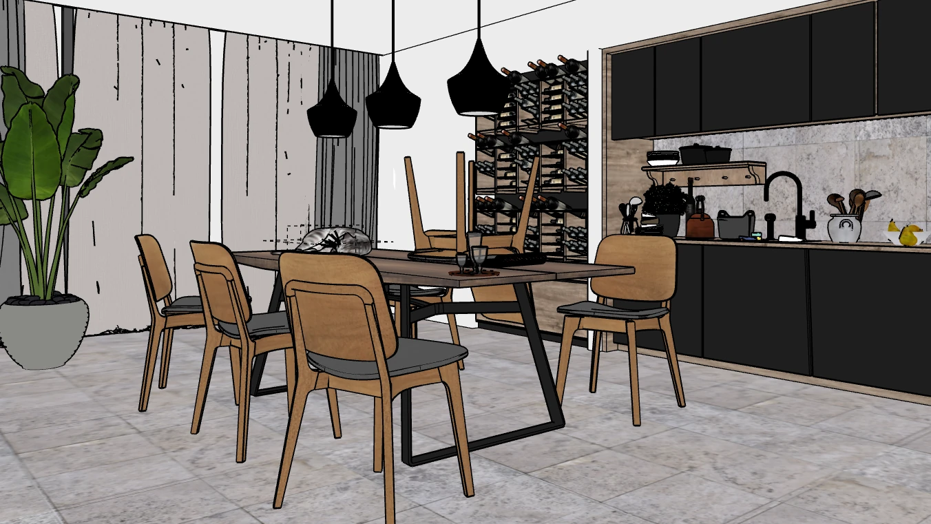 Iluminação SketchUp 1