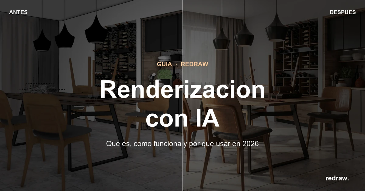 Renderización con IA: Qué Es, Cómo Funciona y Por Qué Usar en 2026